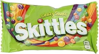 SKITTLES Crazy Sours 55 g Bag (Pack of 36)