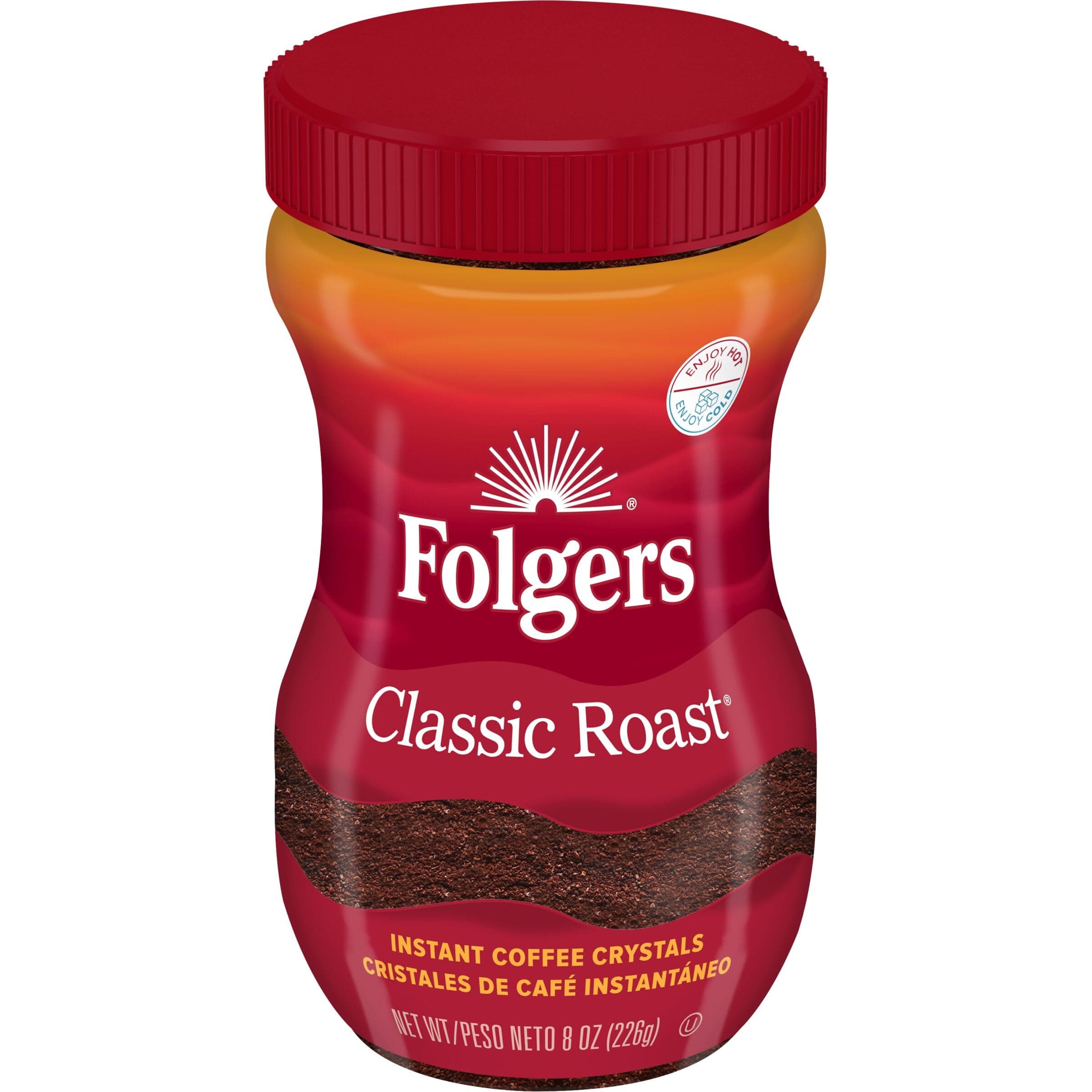Classic Roast, Instant Coffee Crystals, 8 oz