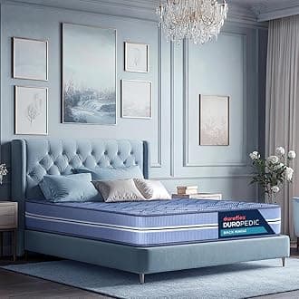 Back Magic - Doctor Recommended Orthopaedic High Density Coir, 6 Inch Queen Size Firm Mattress for Back Support & Posture Alignment (78x60x6 Inch) Blue