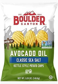 Chips Potato Avocado Oil Sea, 5.25 Ounce