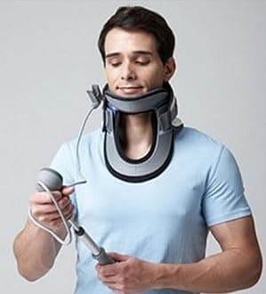 Disk Dr Cs300 Neck Pain Treatment Device Cervical Vertebrae Support Traction Belt Free Size