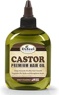 Premium 99% Natural Castor Hair Oil 235 milliliters (2-Pack)