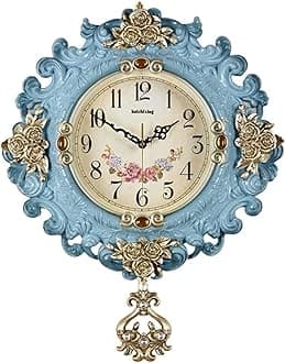 Decorative Wall Clock Large Decorative Wall Clock Nordic Creative Simplicity Art Wall Clock For Living Room Bedroom Kitchen Office Decor Wall Decor Vintage Wall Clock (Color : C)