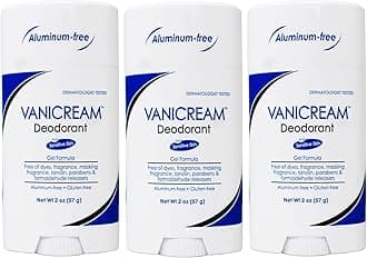 Vanicream Deodorant for Sensitive Skin, Aluminum-Free, Gel Formula, 2 oz, Fragrance-Free (Pack of 3)