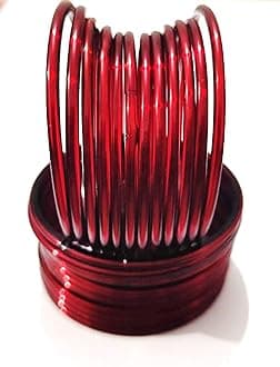 Anshi Creations Traditional Plain Glass Bangles for Girls and Women