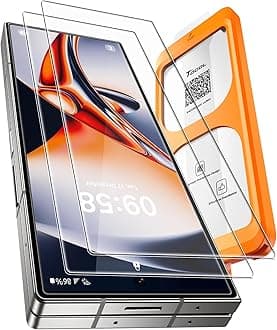 for Samsung Galaxy Z Fold 7 Screen Protector 9H Hardness Military Grade Shatterproof HD Tempered Case Friendly Glass 2 Pack