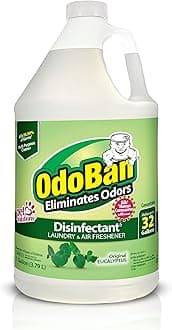 OdoBan Multipurpose Cleaner Concentrate, 1 Gal, Original Eucalyptus Scent - Odor Eliminator, Disinfectant, Flood Fire Water Damage Restoration