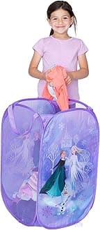 Franco Disney Frozen 2 Kids Room Collapsible Storage Bin Pop Up Hamper, Official" Disney Product By