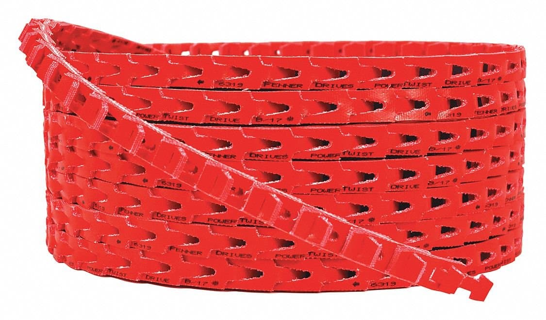 1/2" W x 25 ft L Linked V-Belt 1 Rib