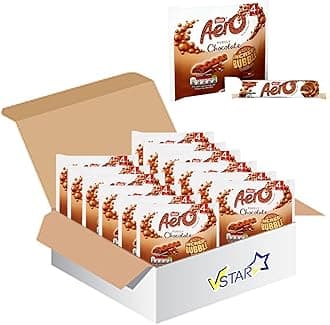 VSTARAll Chocolate Bars Collection (Aero Bubbly Milk Bars 4 Pack 108g, Half Box)