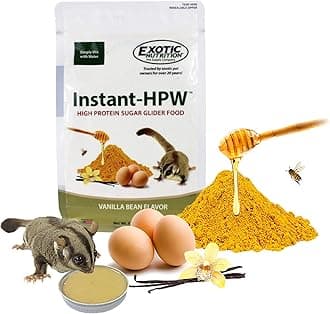 Instant-HPW 2 lb (Makes 6 lb) - All Natural Vitamin Enriched Sugar Glider Food - Healthy & Nutritious - High Protein Wombaroo - Staple Diet