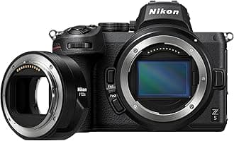 Nikon Z 5 with FTZ II Adapter | Our most compact full-frame mirrorless stills/video camera with adapter for using Nikon DSLR lenses | Nikon USA Model