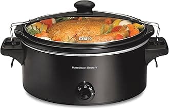 Hamilton Beach Stay or Go Portable Slow Cooker with Lid Lock