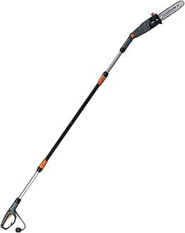 Scotts Outdoor Power Tools PS45010S 10-Inch 8-Amp Corded Electric Pole Saw, Adjustable Head & Oregon Bar and Chain