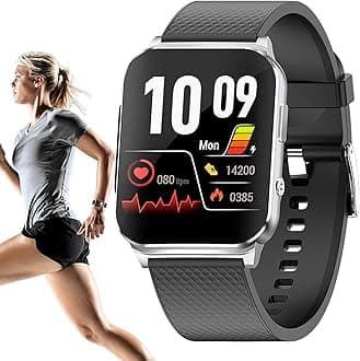 Blood Glucose Monitoring Smartwatch - EP03 Non-invasive Blood Glucose Monitor Watch - Real-time ECG Monitoring, Blood Glucose Monitoring Watch, Heart Rate, Blood Sugar, Sleep Monitoring