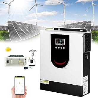 1000-10200w Hybrid Solar Inverter , Dc 12 V/24 V/48v-Ac230v Off-Grid Pure Sine Wave Inverter , Built-In 40/80/120/160a Mppt Solar Controller , Photovoltaic Inverter Controller All-In-One,DC24V-4200W