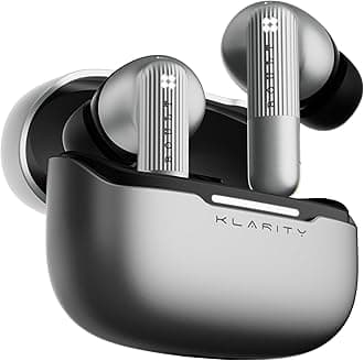GOBOULT Klarity 3 6-Mic Hybrid ANC (Upto 50dB) in Ear Earbuds, Spatial Audio, Dual Device Pairing, 50H Playtime, Wind Noise Reduction 6 Mic Calling, Type-C Fast Charging, 13mm Bass Driver TWS (Silver)
