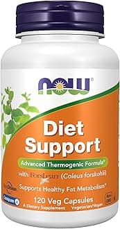 NOW Foods Supplements, Diet Support with ForsLean® (Coleus forskohlii), 120 Veg Capsules