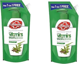 Lifebuoy Nature Germ Protection Green Tea Liquid Handwash Refill|| Fights Bacteria And Viruses|| Maintains Hand Hygiene|| 675/750 ml (Buy 1 Get 1 Free)