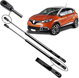 2x Tailgate or Bonnet Gas Struts Compatible with a Renault Captur 2013-2019. (Tailgate)