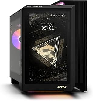 [2025] MSI MEG Vision X AI 2NVZ9-045US Pro Extreme (Intel Core Ultra 9 285K, 64GB DDR5 RAM, 4TB Gen5 NVMe SSD + 2TB HDD, NVIDIA GeForce RTX 5090, Windows 11 Pro) Gaming Desktop PC
