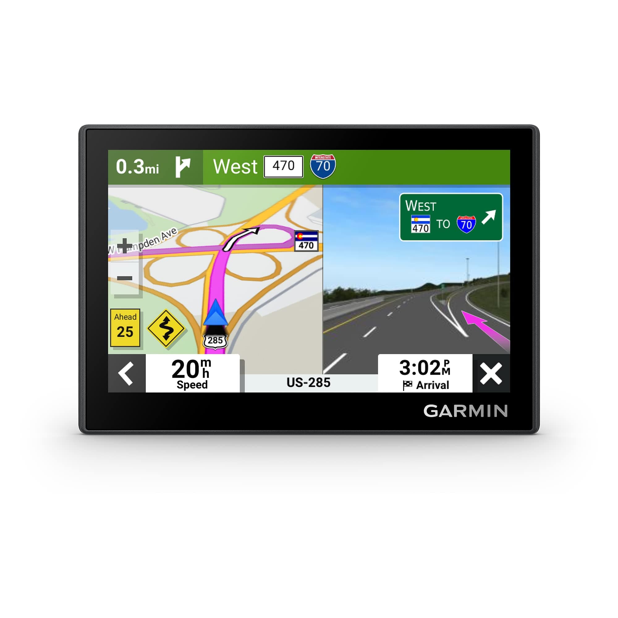 Drive™ 53 GPS Navigator, High-Resolution Touchscreen, Simple On-Screen Menus and Easy-to-See Maps, Driver Alerts