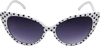 grinderPUNCH Polka Dot Cateye Mod Cute Sunglasses
