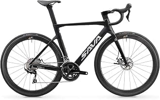Carbon Road Bike, T800 Carbon Fiber Frame 700C Racing Bicycle with Shimano 105 R7000 22 Speed Groupset and Mechanical Disc Brake, Ultra-Light Carbon Bike