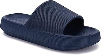 Pillow Slippers for Women and Men Non Slip Quick Drying Shower Slides Bathroom Sandals | Ultra Cushion | Thick Sole