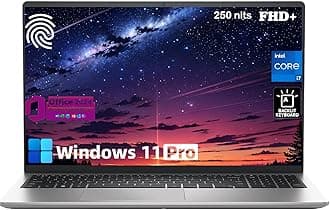 DellInspiron-3530 15.6in-FHD Business Laptop - 13th Gen Intel Core i7-1355U, Intel Iris Xe Graphics, Wi-Fi 6, Backlit Keyboard, Fingerprint Reader, Windows 11 Pro & Microsoft Office (64GB | 1TB SSD)