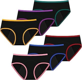 Mesachy Girls Period Underwear Period Panties for Teens Menstrual Leakproof Protective Cotton Briefs