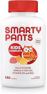 Vitamins Smartypants Kids Complete Daily Gummy Vitamins, Gluten Free, Multivitamin & Omega 3 Fish Oildha/Epa Fatty Acids