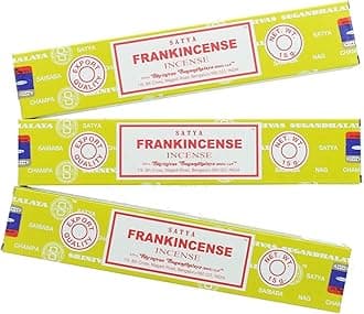 Satya Nag Champa Frankincense Incense Sticks - 3 Packs