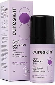 Cureskin Acne Control Gel | Acne Gel Helps Clear Blemishes Without Over Drying | Topical Pimple Cream Visibly Reduces Acne in One Day, 15 g (Pack of 1)
