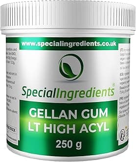Gellan Gum High Acyl 250g Premium Quality Powder Non-GMO, Gluten Free – Recyclable Container