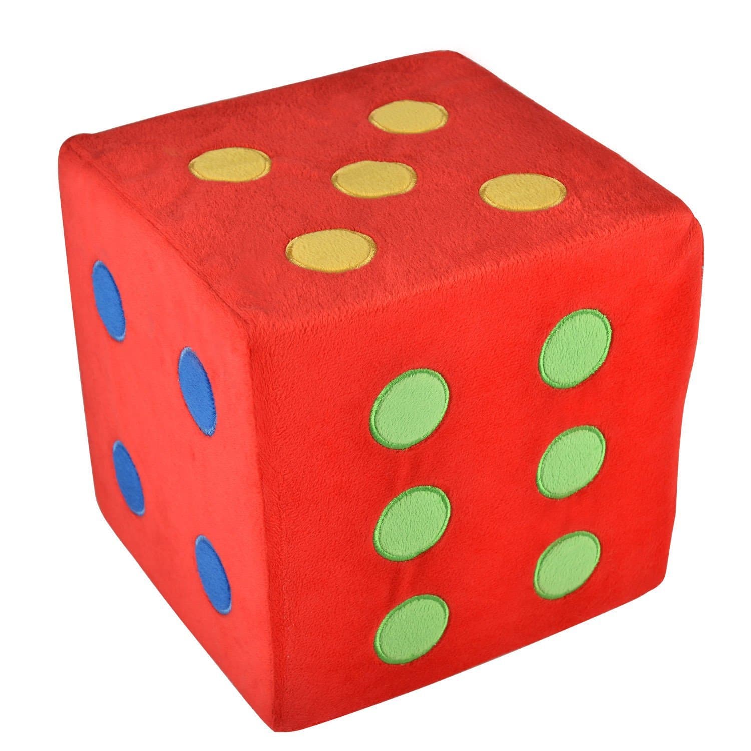 wztee Creative Game Oversize Plush Dice Pillow Red