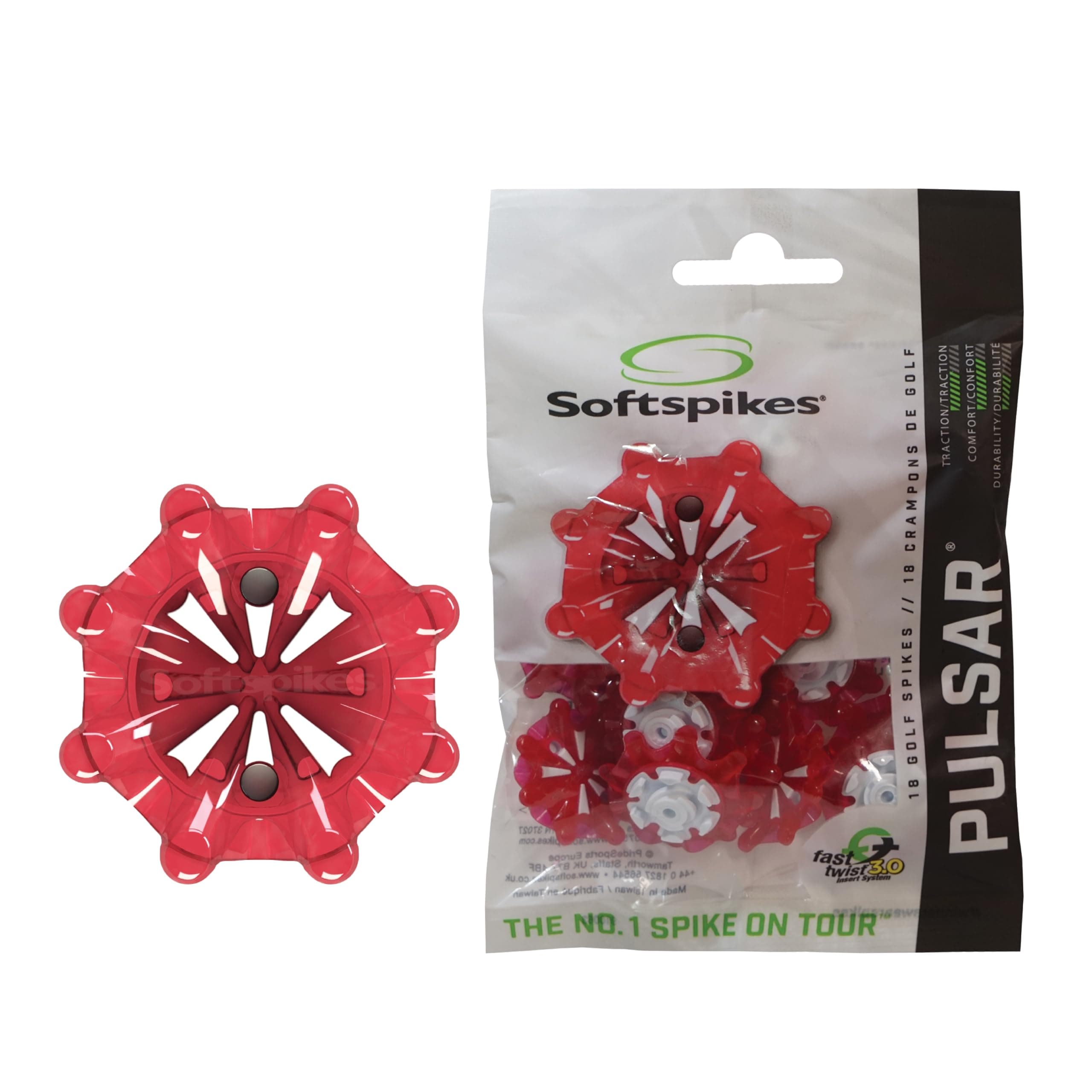Softspikes Pulsar Cleat (FTS 3.0), Packaging May Vary