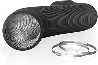 AC Infinity Flexible 12-Inch Aluminum Ducting, Heavy-Duty Four-Layer Protection, 25-Feet Long for Heating Cooling Ventilation and Exhaust