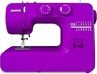Purple Majesty Easy-to-Use Sewing Machine with Interior Metal Frame, Bobbin Diagram, Tutorial Videos, Made with Beginners in Mind for Garments, Patchwork, Light Quilting