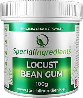 Locust Bean Gum Powder 500g Premium Quality - Suitable for Vegans, Non-GMO, Gluten Free – Recyclable Container