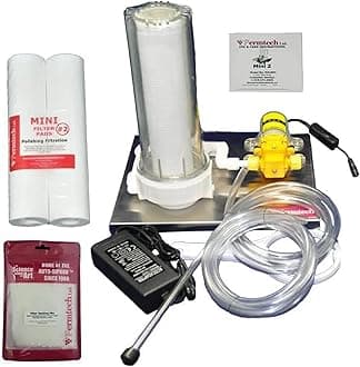 UBREW USA Fermtech Mini 2 Stainless Steel Wine/Beer/Juice/Kombucha/Liquid filter System. Home Pro 10 inch. Mini Jet Technology. Single