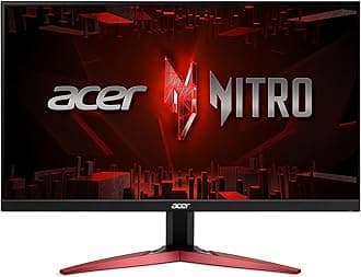 acer Nitro 24.5" Full HD 1920 x 1080 PC Gaming IPS Monitor | AMD FreeSync Premium | 180Hz Refresh | 1ms (VRB) | HDR10 Support | 99% sRGB | 1 x Display Port 1.2 & 2 x HDMI 2.0 | KG251Q M3biip