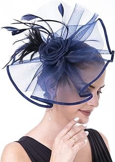 Lucky Leaf Girl Lady Hat Headwear Organza Church Feather Clip Fascinators Hat Wedding Party Cap for Women