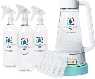 Multi-Purpose Cleaner, Disinfectant & Deodorizer | Kills 99.9% of Germs (Pro Kit (Commercial Use) & 10 Capsules (10mL each))