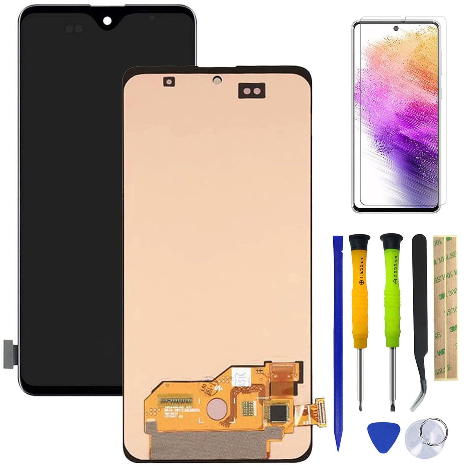 for Galaxy A51 A515 Screen Replacement LCD Display Touch Screen for Samsung Galaxy A51 4G SM-A515U A515FN/DS A515F Digitizer Assembly Parts with Tools (Not for A51 5G)