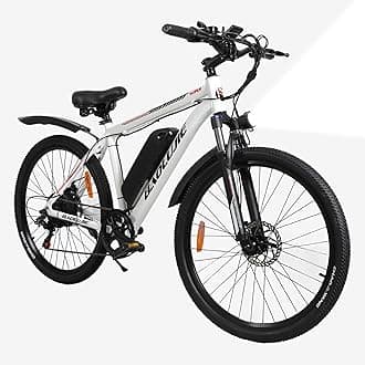 Foldable 1000W Peak Electric Bike for Adults, 28MPH 20” Fat Tire Ebike with 48V 16Ah Removable Battery, 60Miles, Hydraulic Disc Brakes, 7-Speed Fork Suspension for Commuting, Beach, Snow (Yellow)