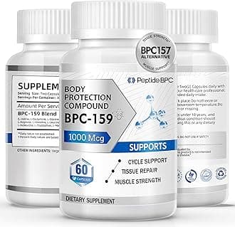 BPC-159 Alternative - High Potency BPC-159 for Muscle & Workout Recovery - Research Proven Quality - 60 Capsules, 1000 mcg