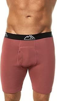 Merino.tech Merino Wool Boxer Briefs Men - Merino Wool Underwear Breathable Dry Fit Comfy Sports Base Layer for Men