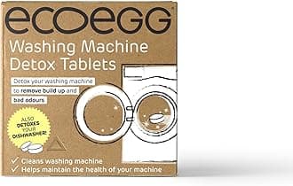 Ecoegg Washing Machine & Dishwasher Cleaner | Detox Tablets - 6 Month Supply | Deep Clean, Odour Removal | Fits All Machines | Cost-Effective | De-Scales