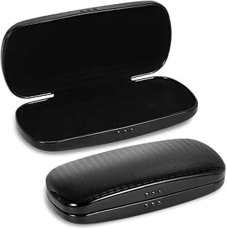 Hifot Metal Glasses Case Hard Shell, Aluminum Spectacles Box Eyeglass Sunglasses Case for Men Women Kids, Reading Glasses Holder